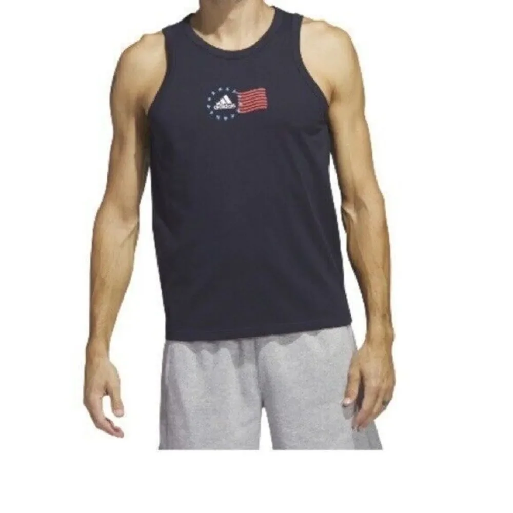 NWT Adidas American Flag Graphic Tank-Size Small/Men’s, shirt M